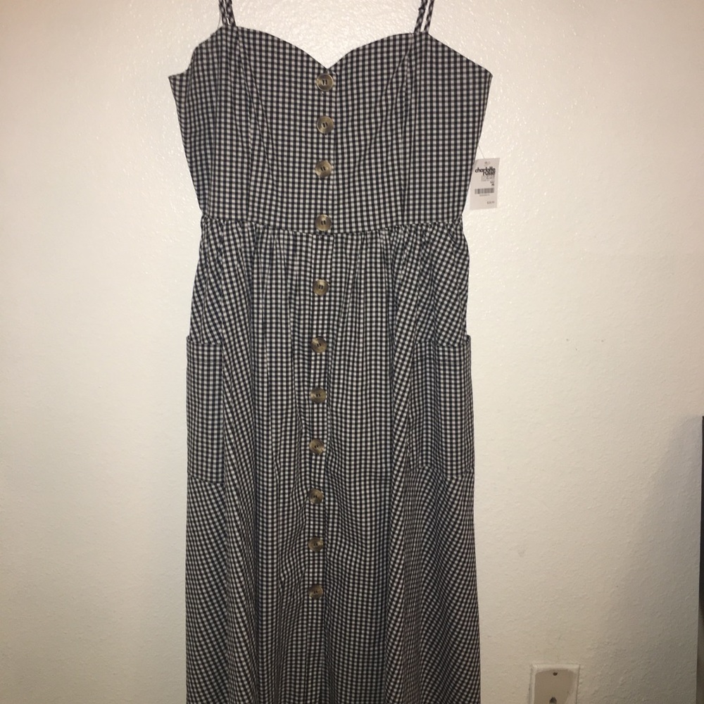 Black Button Down Dress